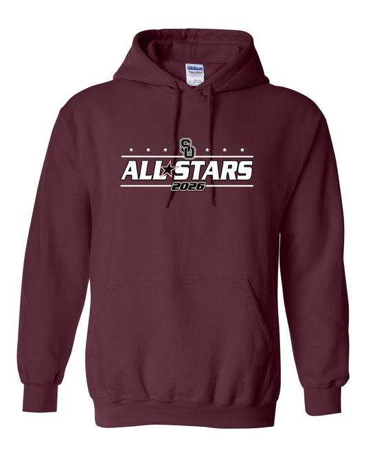 SO ALL-STAR #1 YOUTH HOODIE - MAROON
