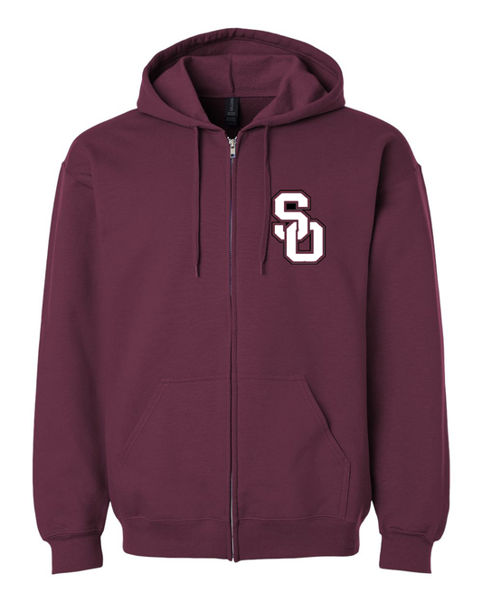 SO CLASSIC ZIP HOODIE - MAROON