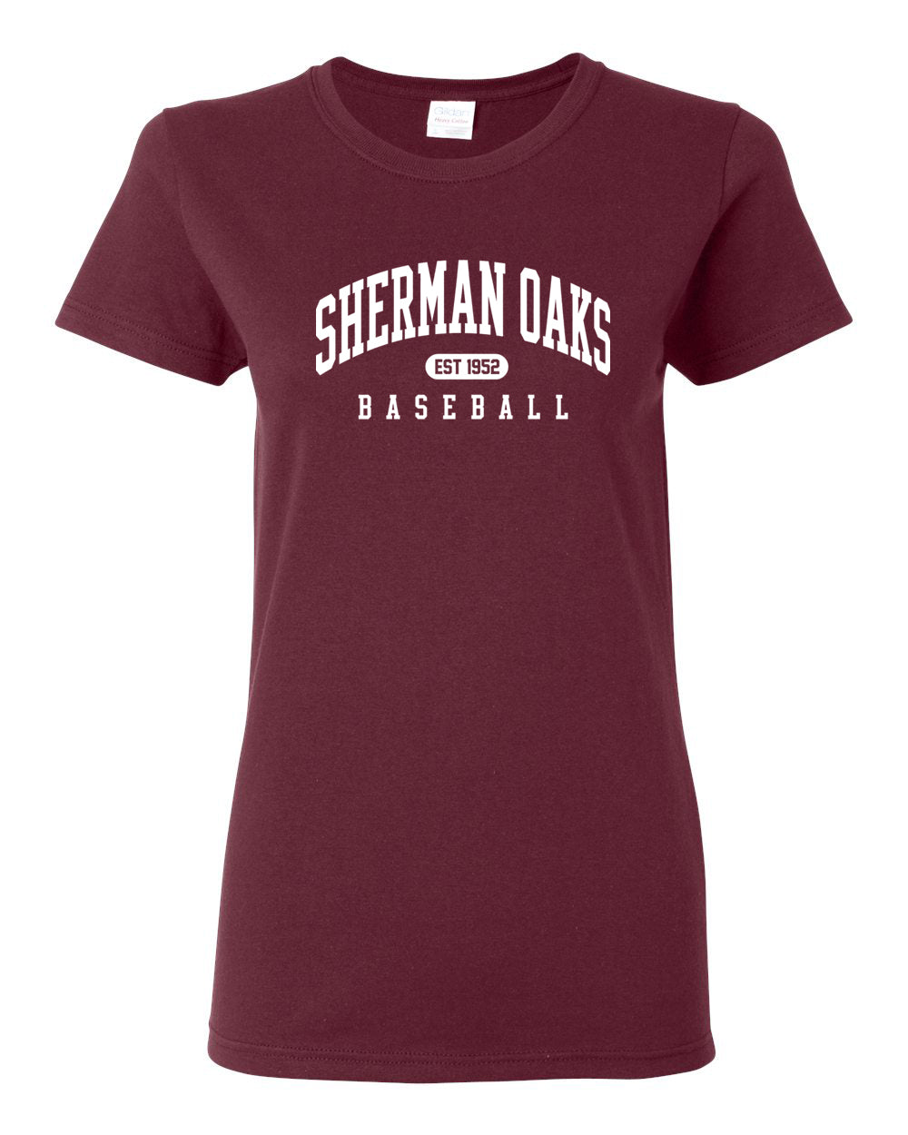 WOMEN'S CLASSIC TEE -MAROON